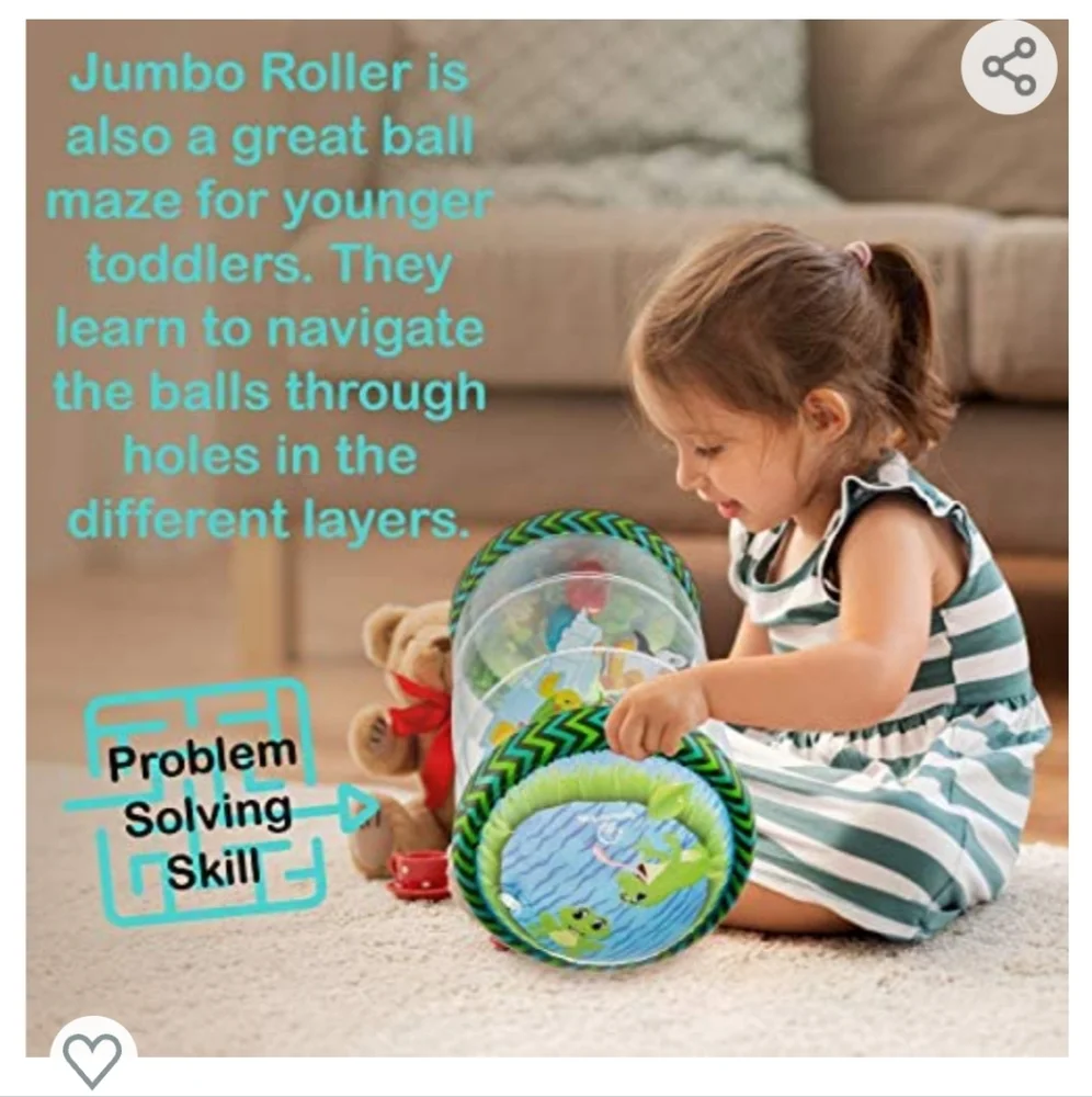 Splashin'kids Infant Toys Beginner Crawl Along Game Ball Drop Maze Tummy Time